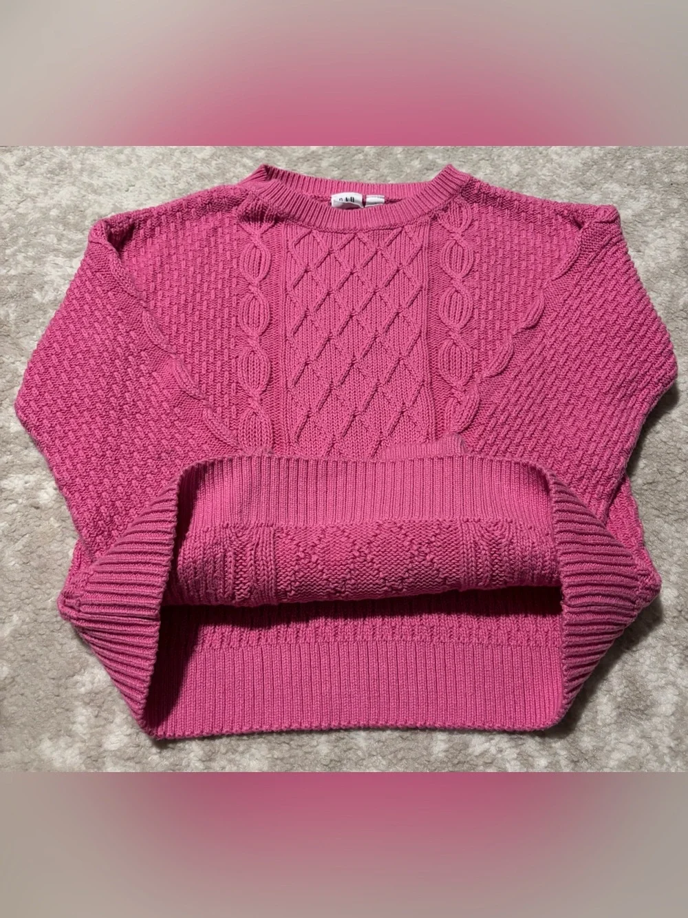 Vibrant Cable Knit Sweater - GAP KIDS